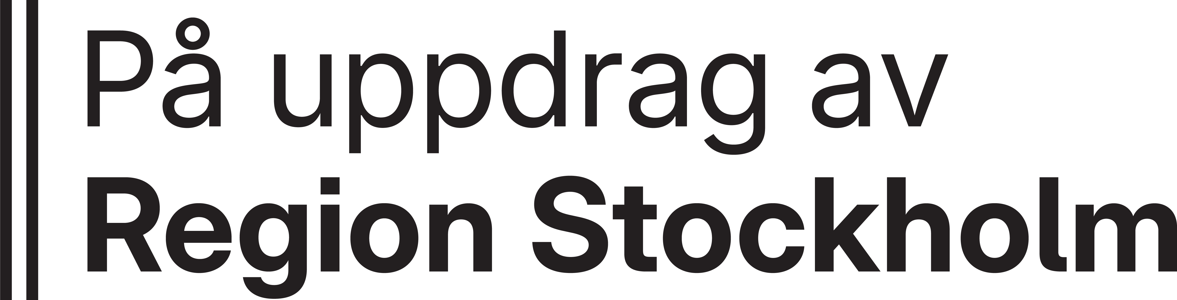På uppdrag av Region Stockholm